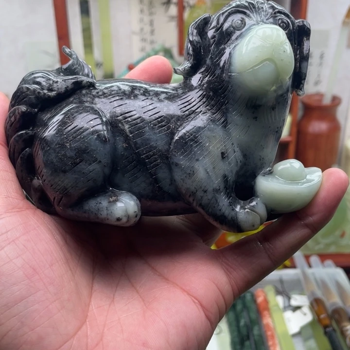 岫玉未镶嵌四大名玉手把