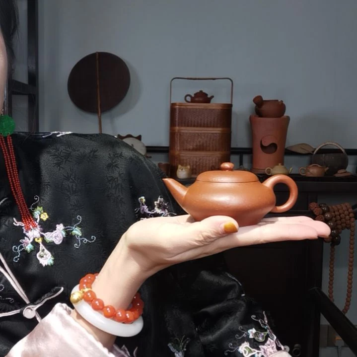 【闪购商品】紫砂茶壶长****行水平生砂朱泥