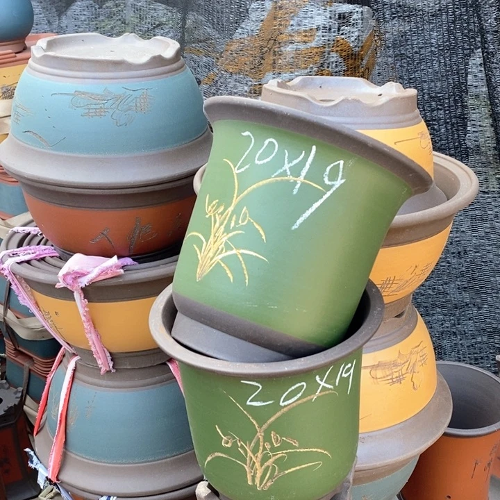 紫砂花盆紫砂花盆