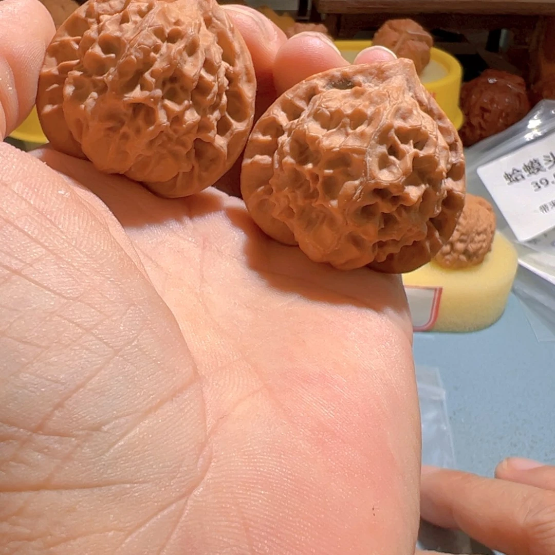 文玩核桃把件龙鳞纹39