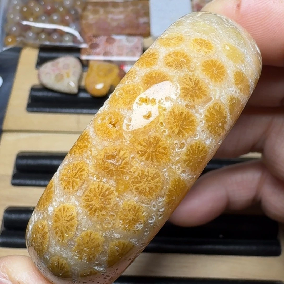 硅化玉纯天然色有机玉石未镶嵌57.5圈口