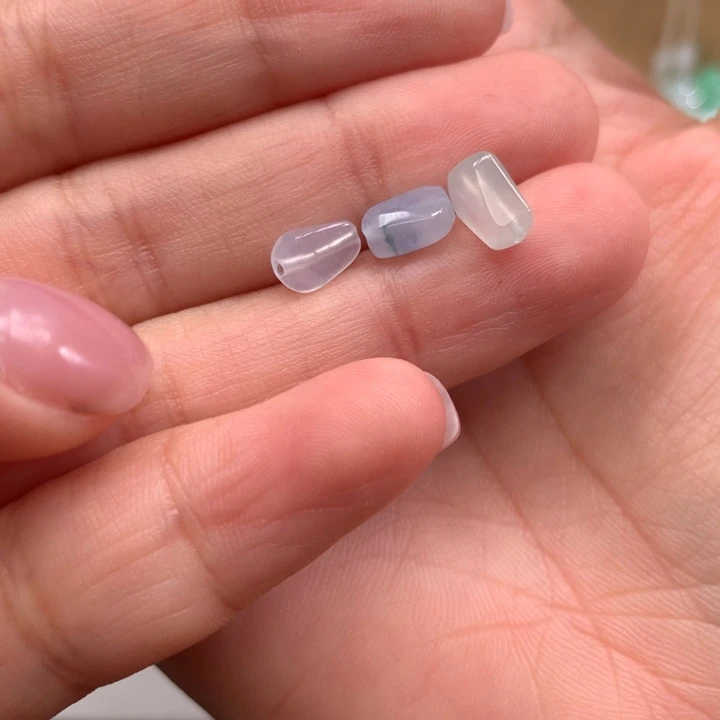 手链翡翠未镶嵌扁珠