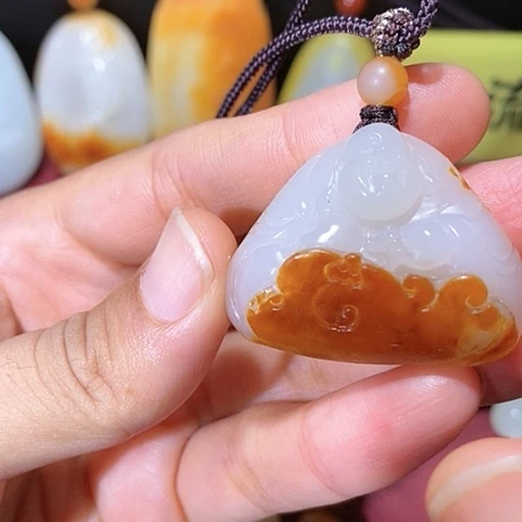 【闪购商品】未镶嵌和田玉挂件峰****6