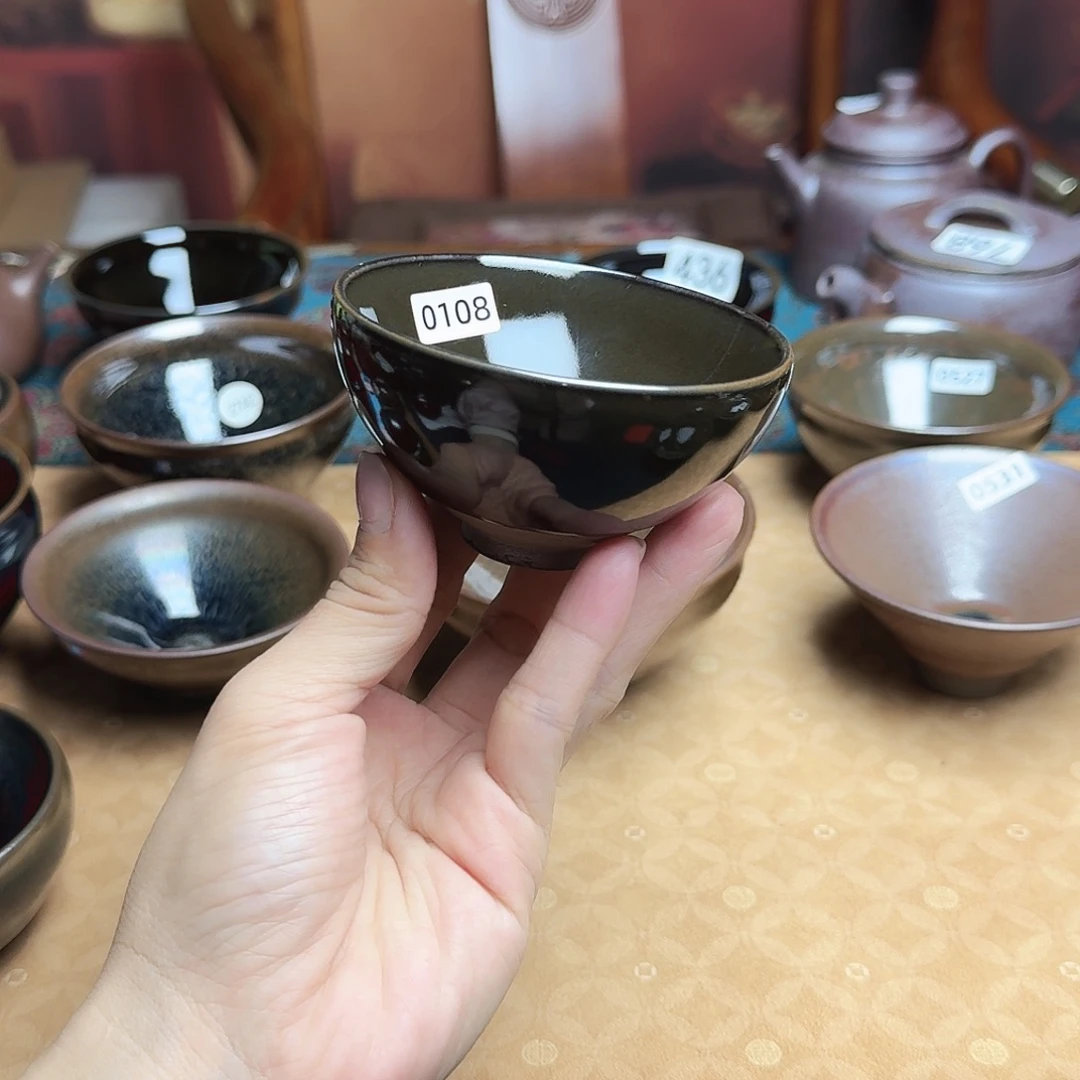茶盏0108 柴烧手工主人杯