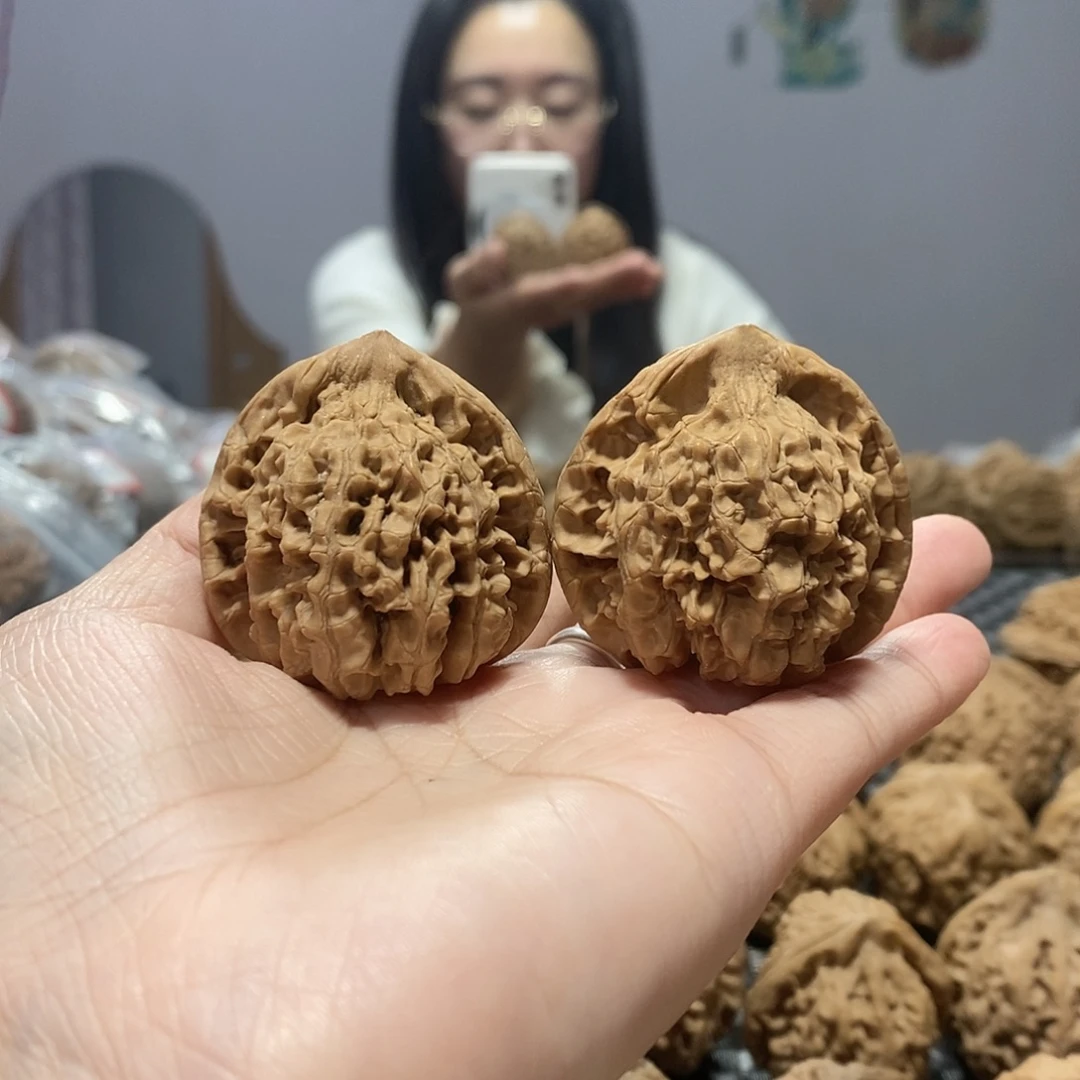 吊坠桃核官帽42黄