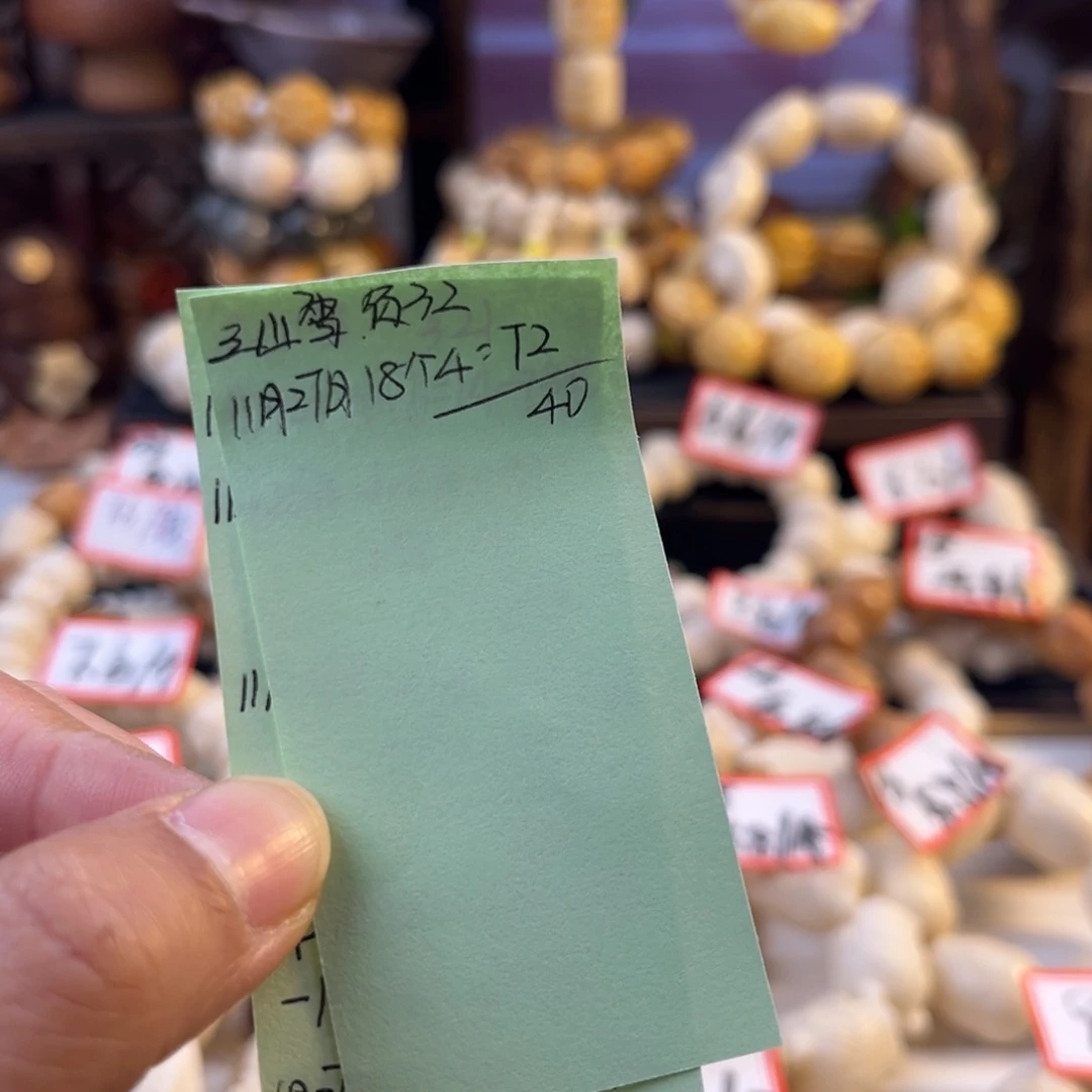 横***水菩提根/象牙果手串三山雪4米