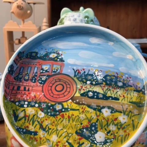 炉景德镇釉下手绘陶瓷