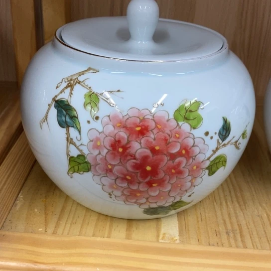 瓷片陶瓷茶叶罐密封罐