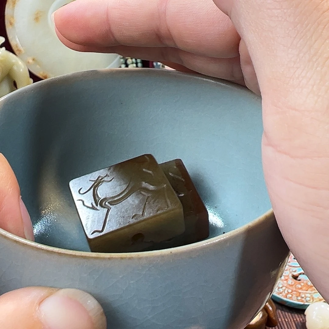 瓒***歌瓷片五大名窑瓷器摆件瓷片
