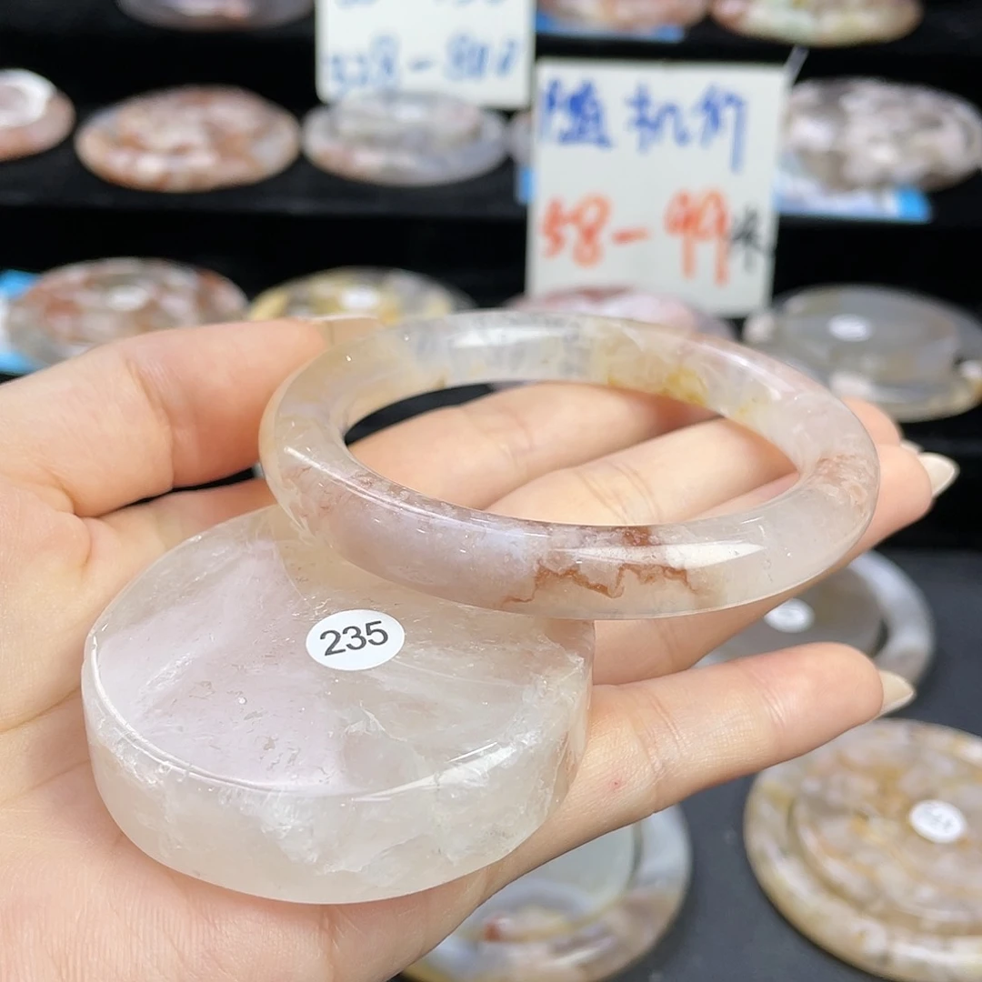 石英质玉手镯未镶嵌雪*56/235