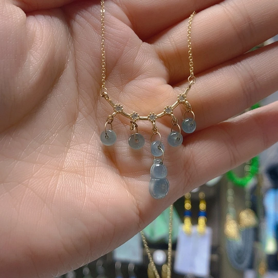 颈饰未镶嵌翡翠翡翠