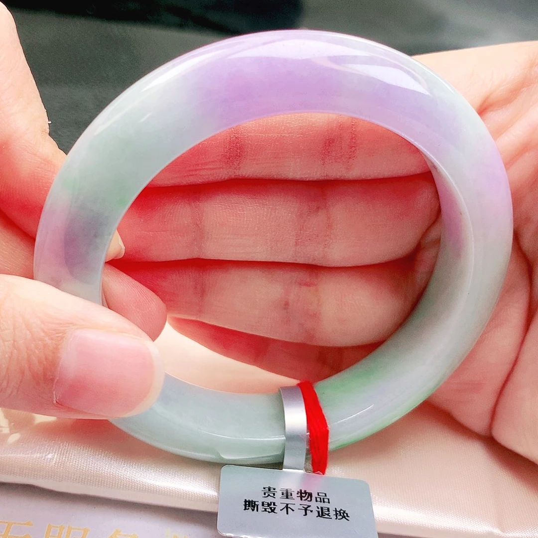 翡翠未镶嵌手镯缅甸天然a货翡翠手镯