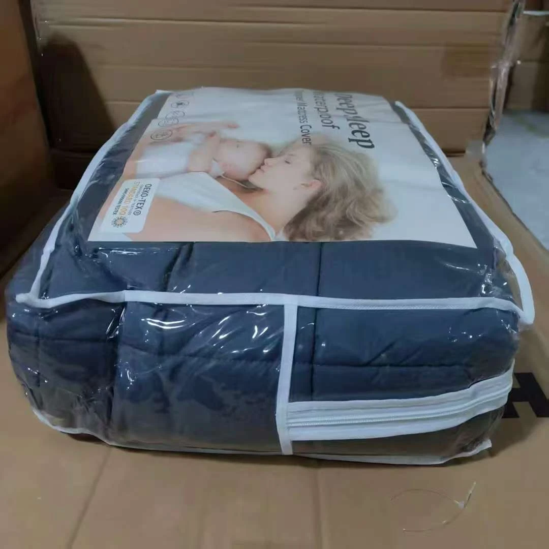 深灰色防水床笠(手提透明袋装)