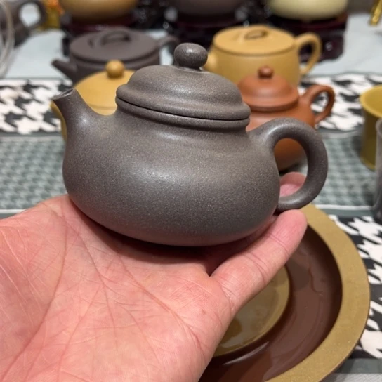 瑕，清灰紫泥容天容量一百六