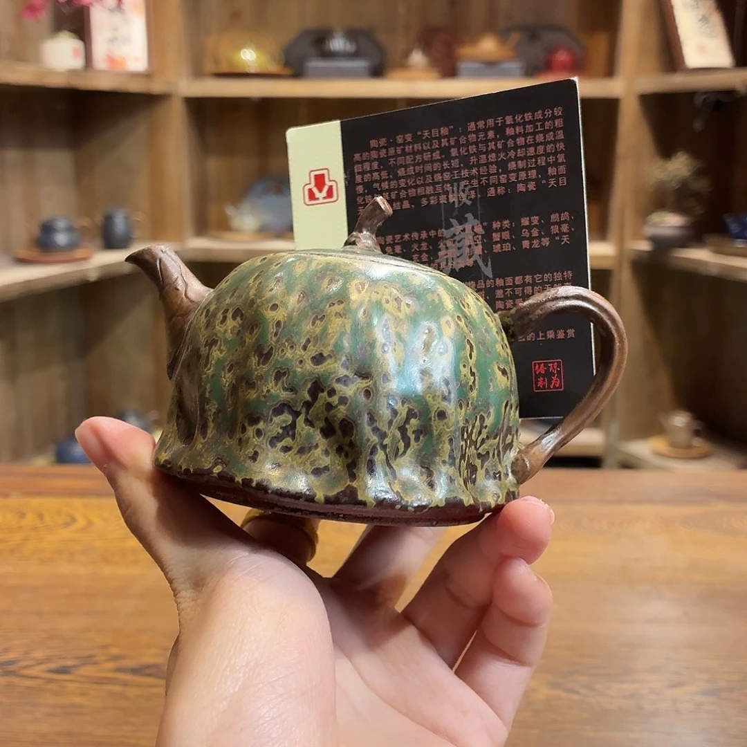 柴烧老岩泥高温茶器皿