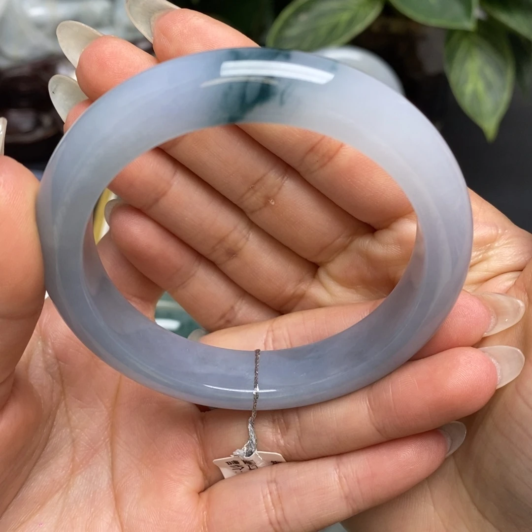 翡翠未镶嵌手镯天然