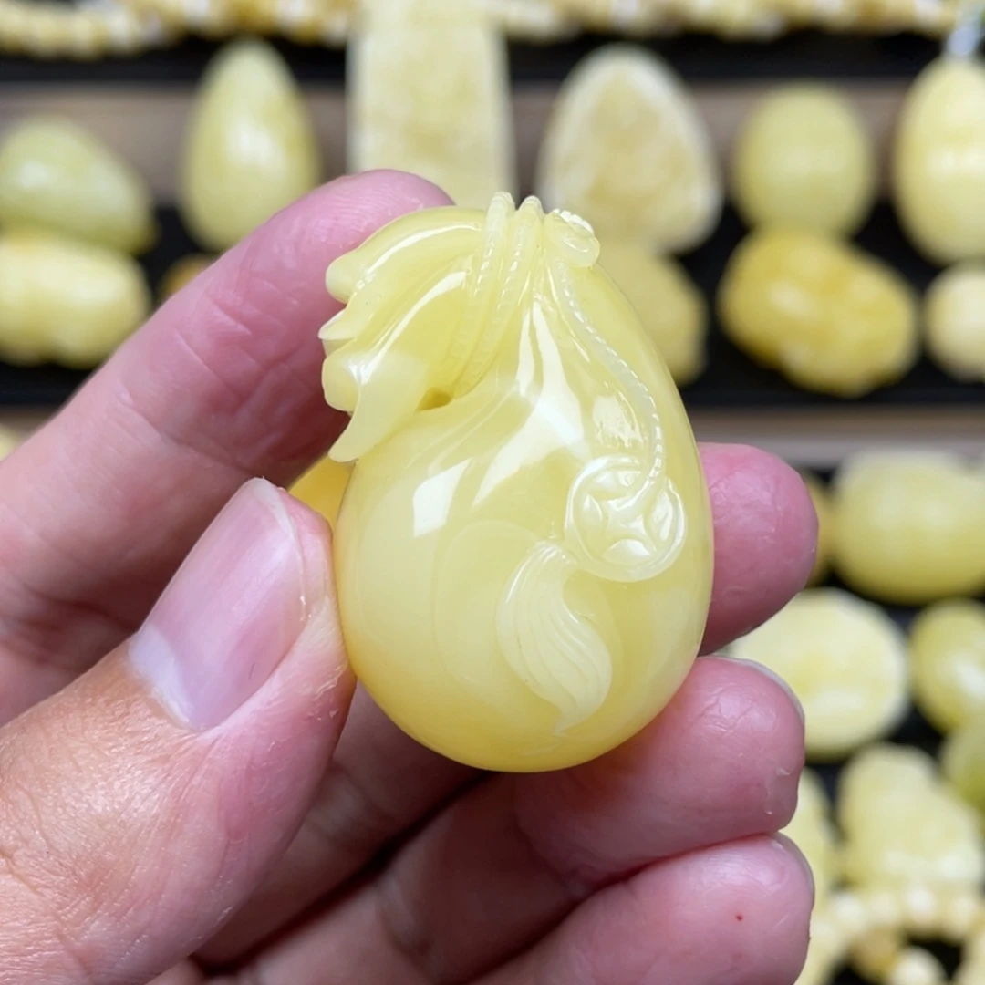 琥珀未镶嵌裸石琥珀蜜蜡