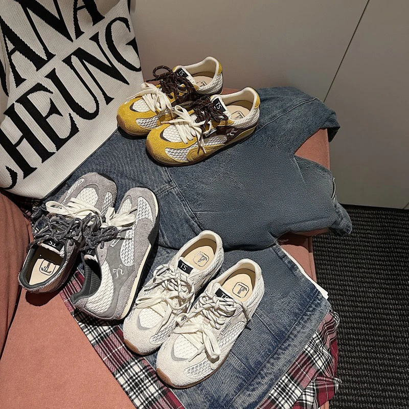 【晶咕甄选】TS休闲鞋2025春季新款透气时尚阿甘鞋MTX57653-W