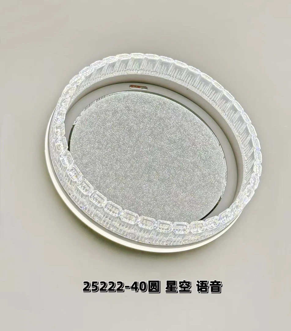 现代简约轻奢卧室吸顶灯智能离线语音餐厅灯客厅灯平板灯大厅灯具