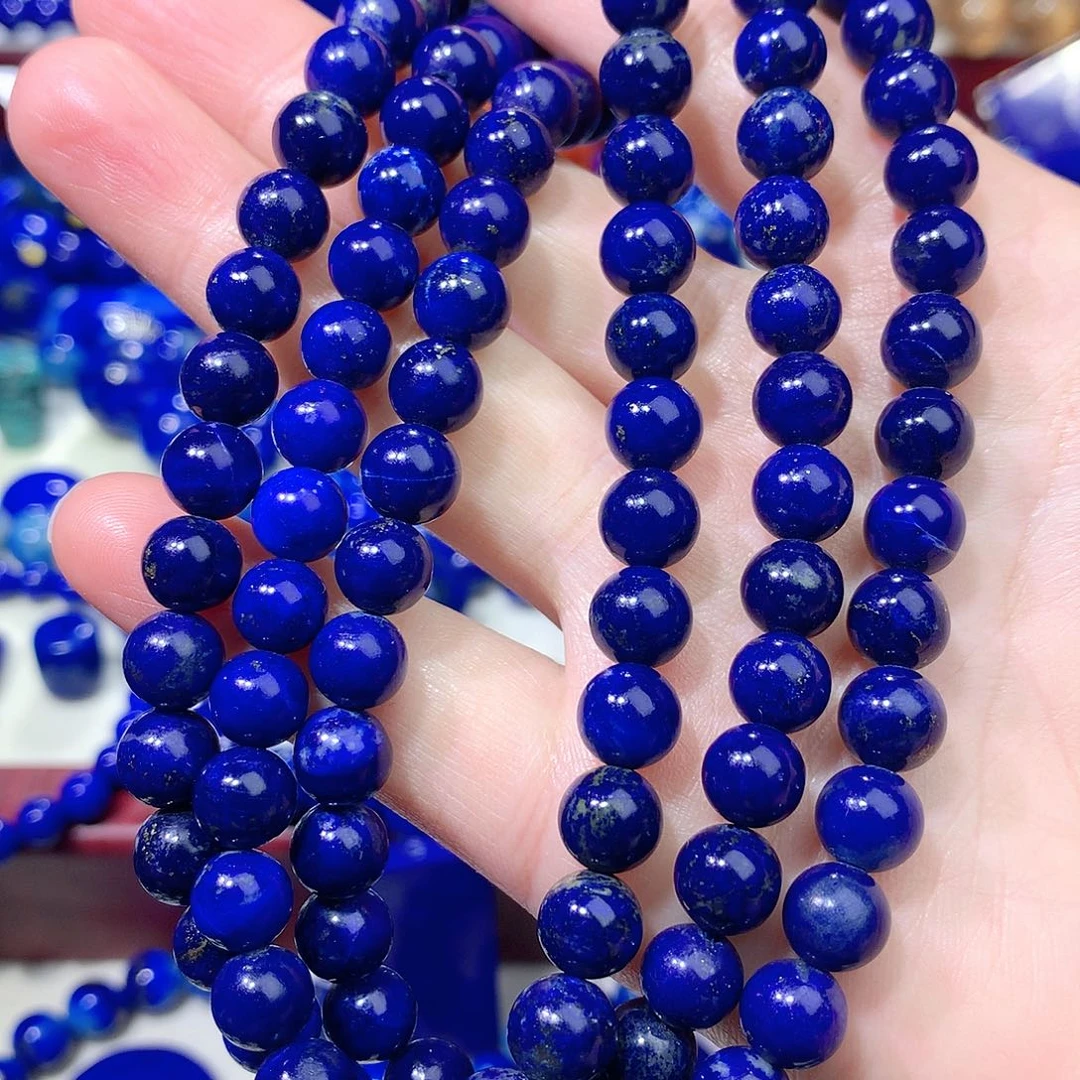 青金石未镶嵌7.8m108手链