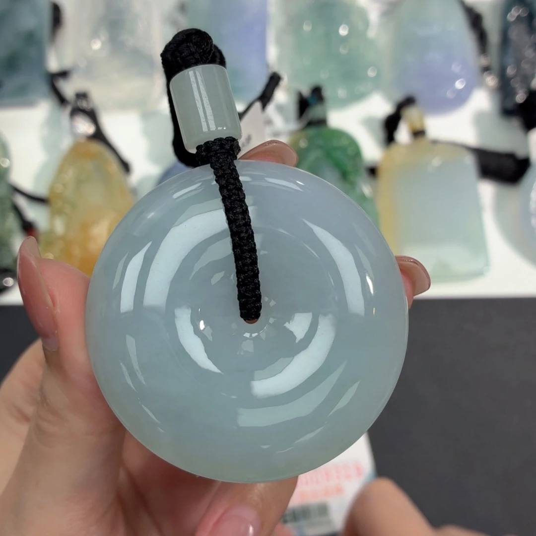 翡翠未镶嵌挂件缅甸天然A货翡翠