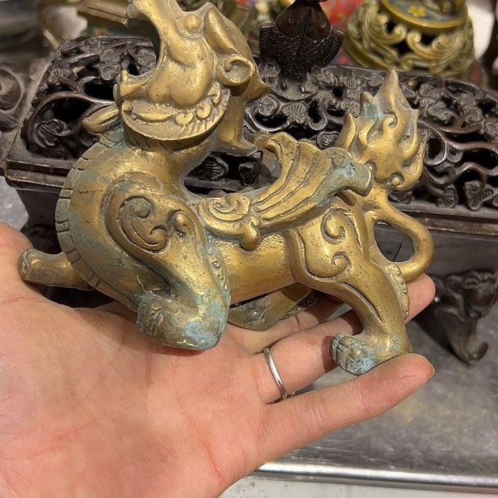 **゛微瑕疵黄铜摆件工艺品