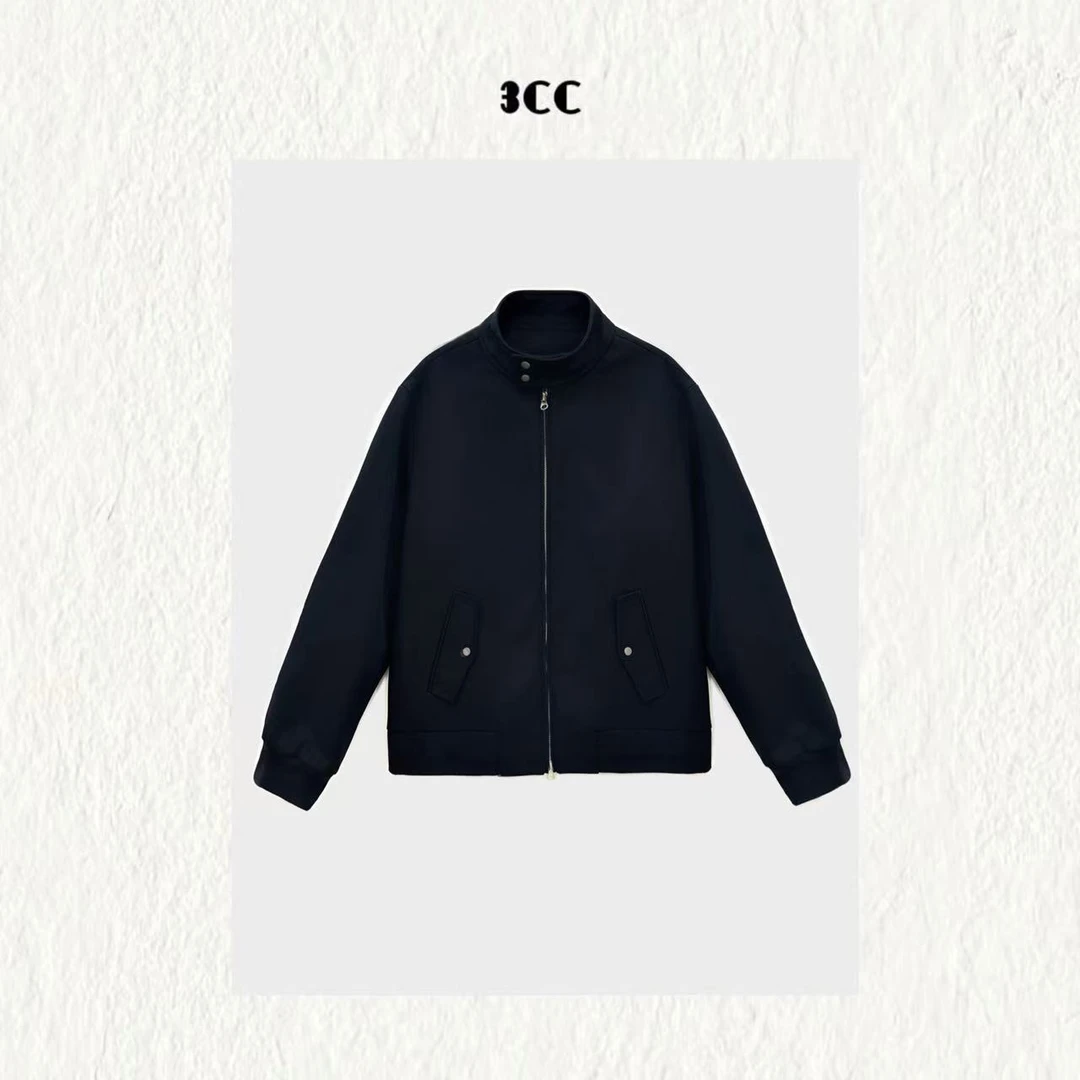 3CC【拉夫鹅绒】设计师立领利落鹅绒时装外套ZC 0877
