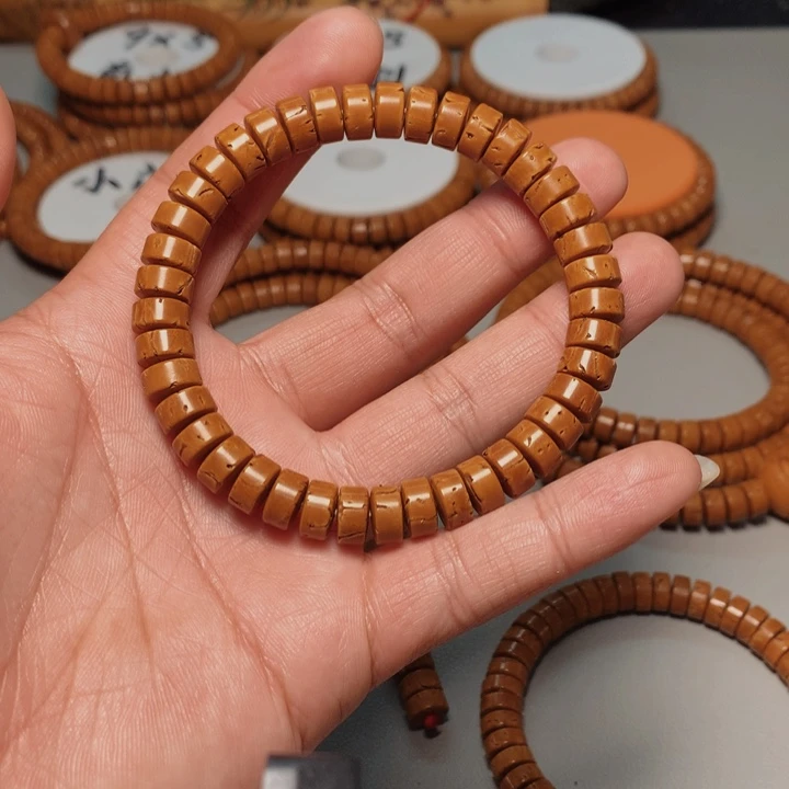 桃核吊坠桃核手串95精工直切