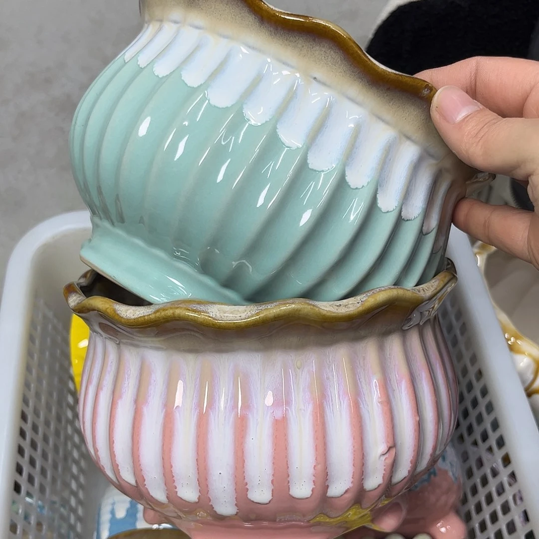 陶瓷陶瓷花盆特价上新口18