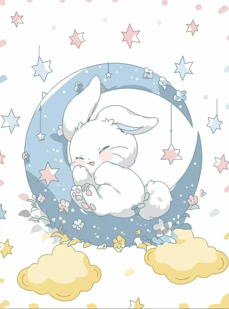 【星月兔】150*200cm柔软亲肤透气春夏被空调被夏凉被棉纱泡芙被