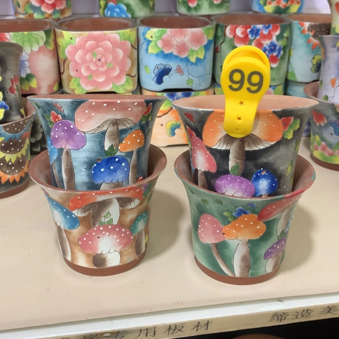 墨****正品福利红陶花盆