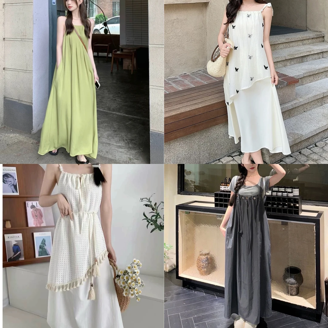 HuaHua女装甜美夏季气质韩版套装编码合集051-080（以直播间为准）