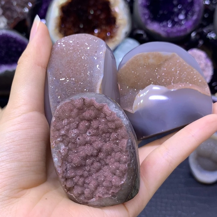 紫晶珠宝半成品未镶嵌走*边