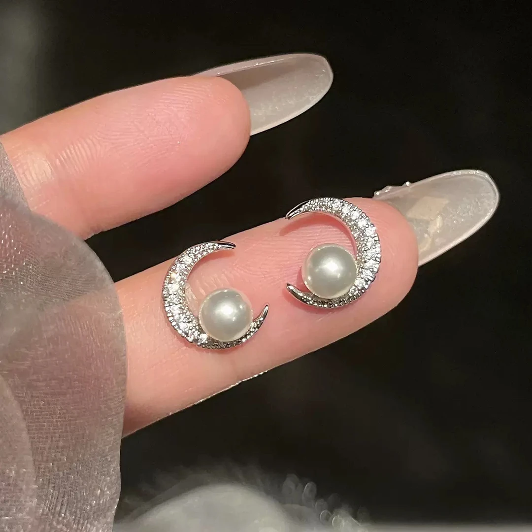 铜合金耳饰 日韩简约小众气质个性新款耳钉女高级感xs04