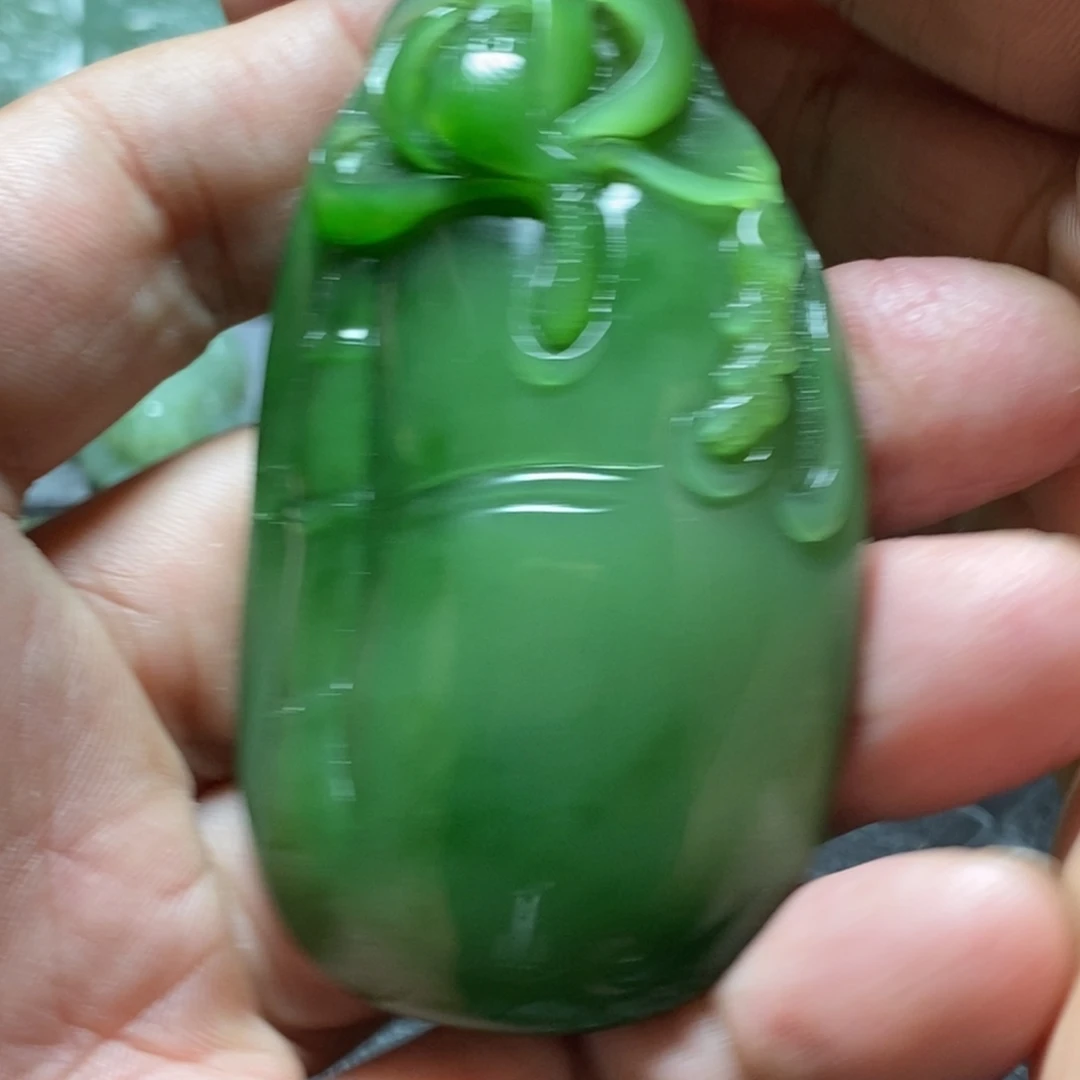 1***k和田玉（碧玉）未镶嵌把件