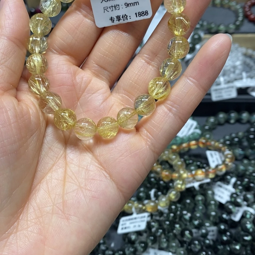 水晶手链未镶嵌太金