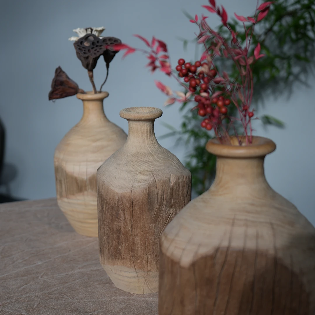 风化老料/铁栎木花瓶