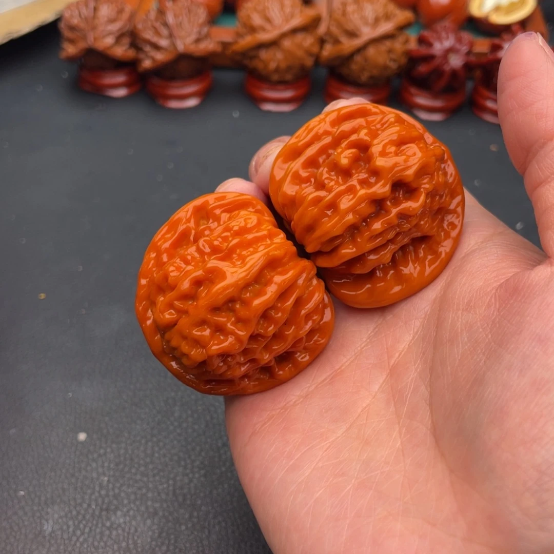 把件文玩核桃四座楼