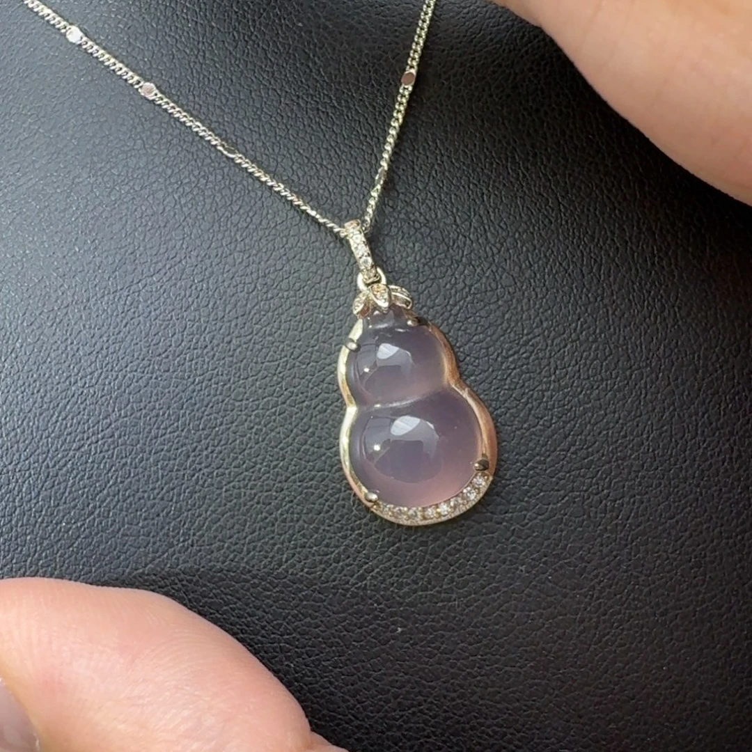 玛瑙/玉髓银S925镶嵌颈饰