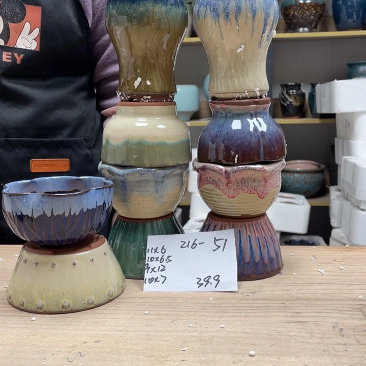 紫砂花盆多肉花盆微瑕51