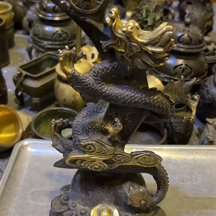 黄铜摆件，文房工艺品摆件