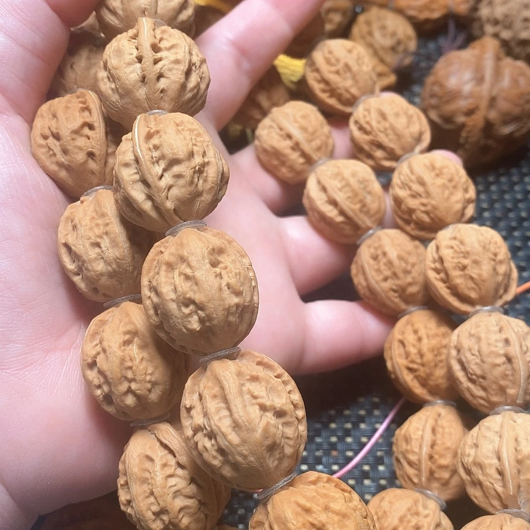 文玩核桃手串阿*1白茬粗筋脖挂