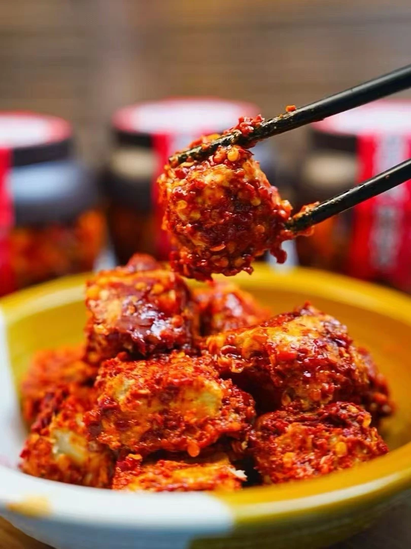 【婷妹子】湖南乡里下饭菜  豆腐乳