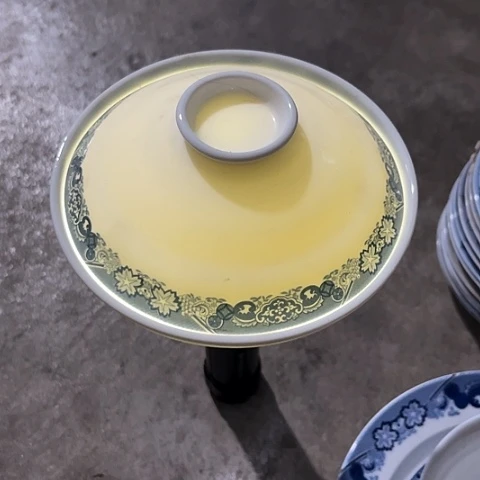 陶瓷6寸盖碗一个陶瓷