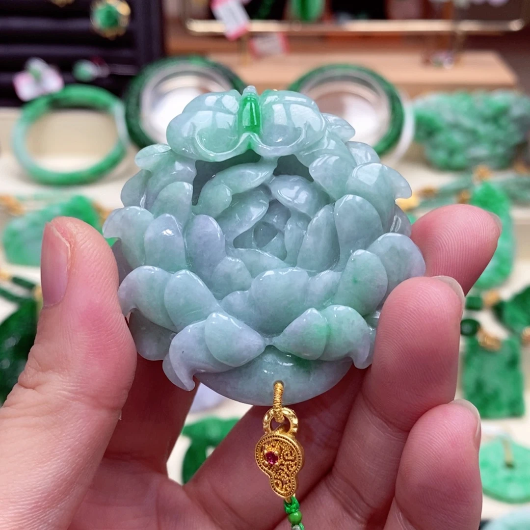 颈饰未镶嵌翡翠翡翠吊坠