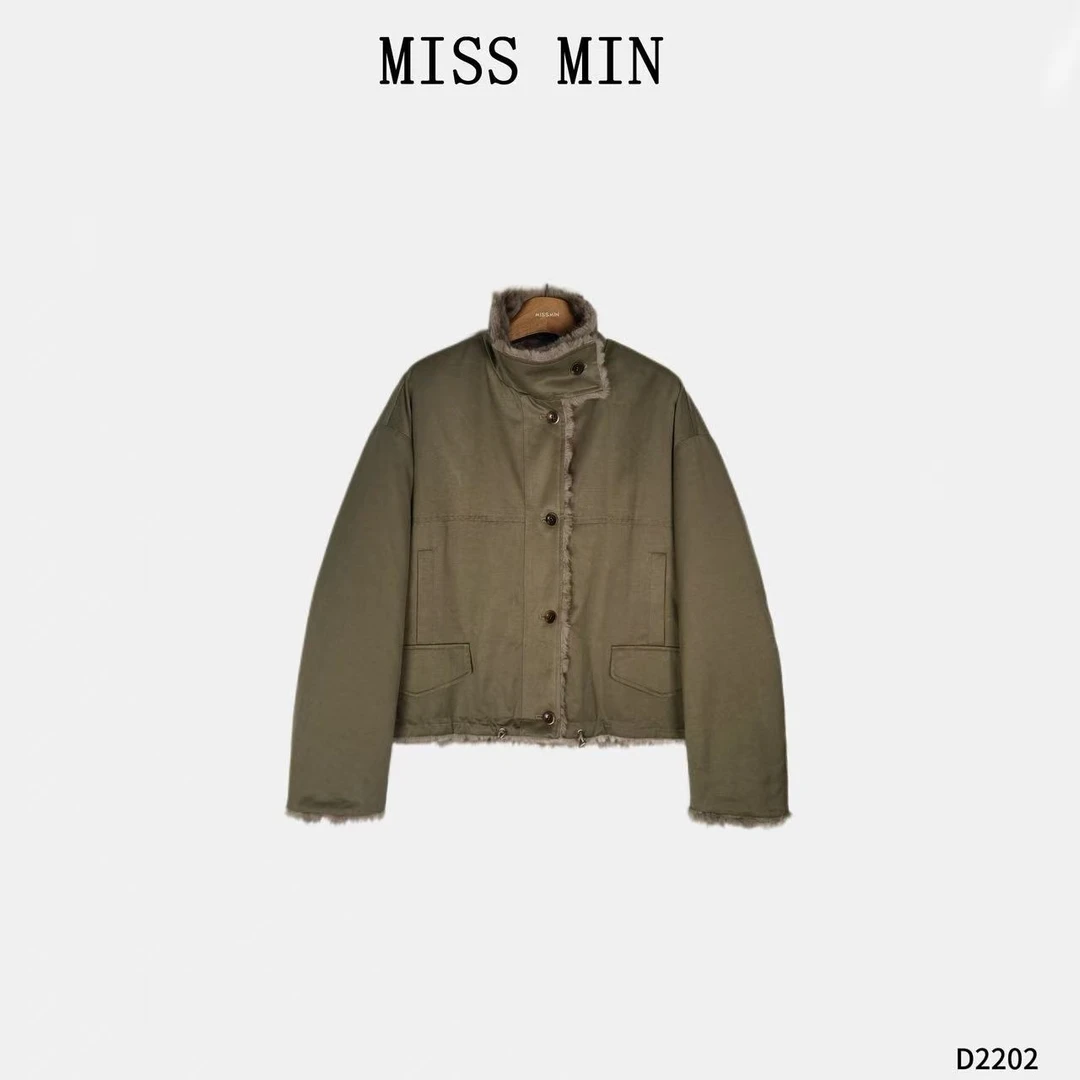 MISS MIN【西野】双面穿外套高级感设计小众衣服宽松显瘦外套D2202