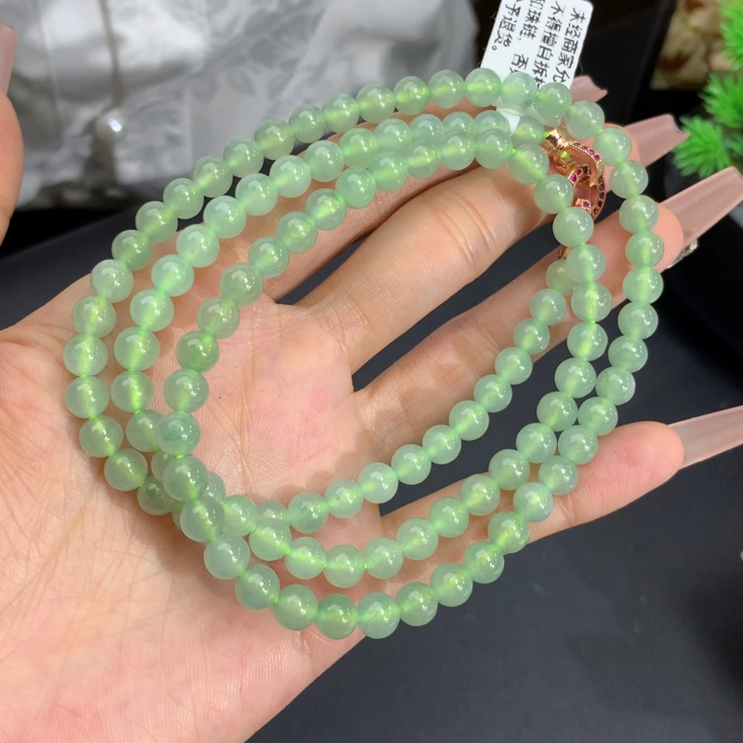 未镶嵌手串翡翠卡6冰胶淡晴项链