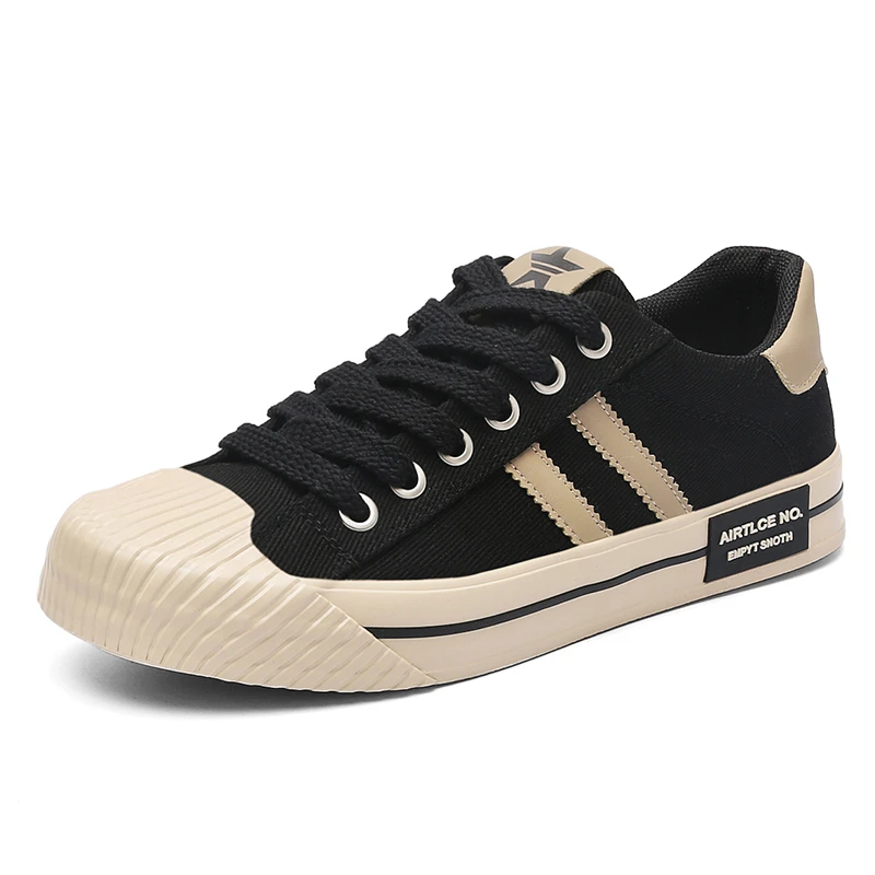 ShanBu/闪步2026春季新款男鞋韩版百搭男鞋平底低帮系带舒适男鞋