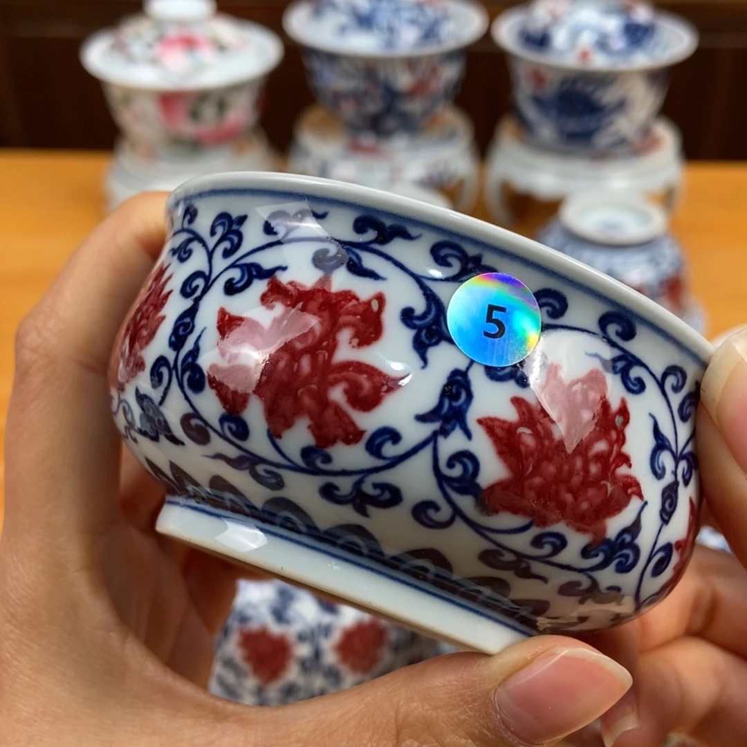 手绘现代茶具非古董
