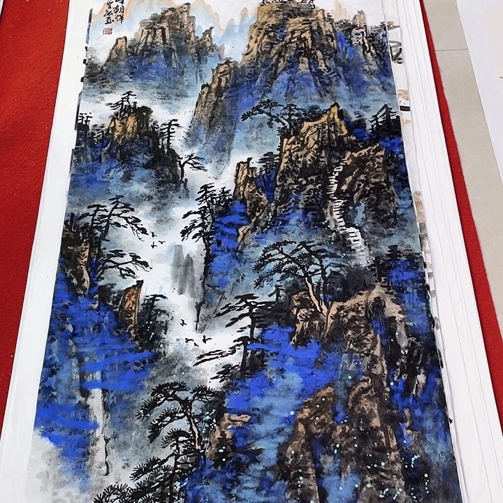 国画张圣敏先生纯手绘作品